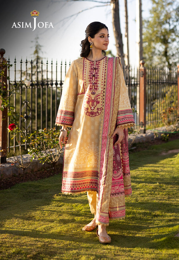 AJUW-36 PRINTED KHADDAR 3 Pcs