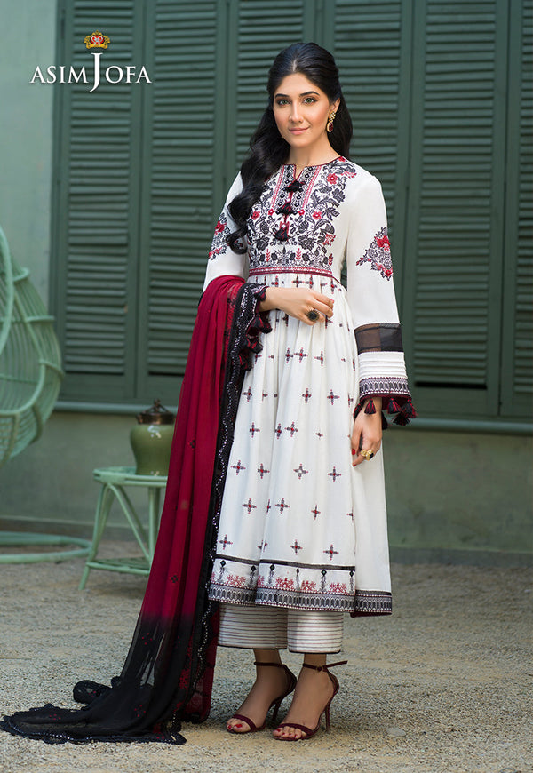 AJFC-41 EMBROIDERED COTTON 3 PCS