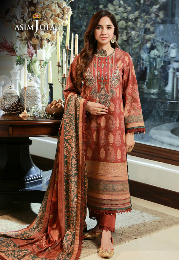 AJAWP-05 STITCHED EMBROIDERED KARANDI 3 PCS