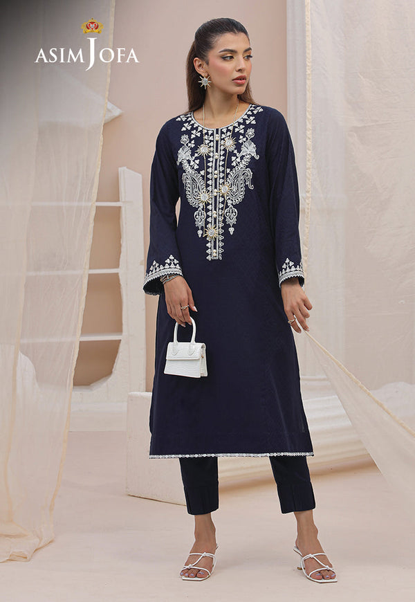 AJWS-04 (1-PC) EMBROIDERED SELF JACQUARD 1 PC