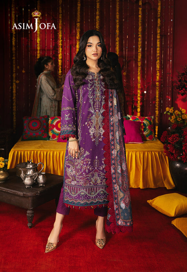 AJRA-22 EMBROIDERED JACQUARD 3 PCS