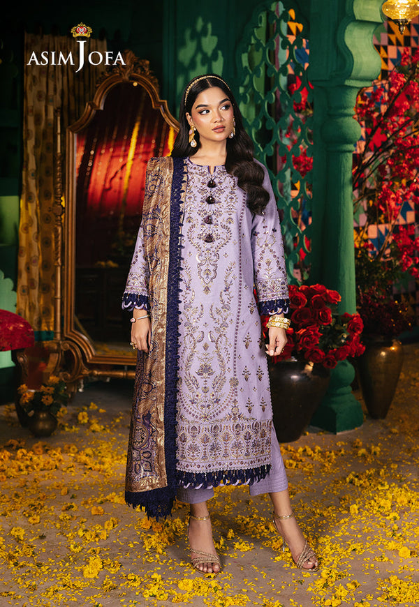 AJRA-19 EMBROIDERED JACQUARD  3 PCS