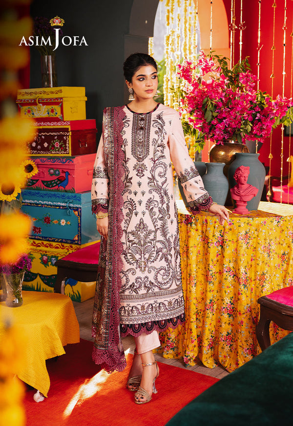 AJRA-29 EMBROIDERED JACQUARD 3 PCS