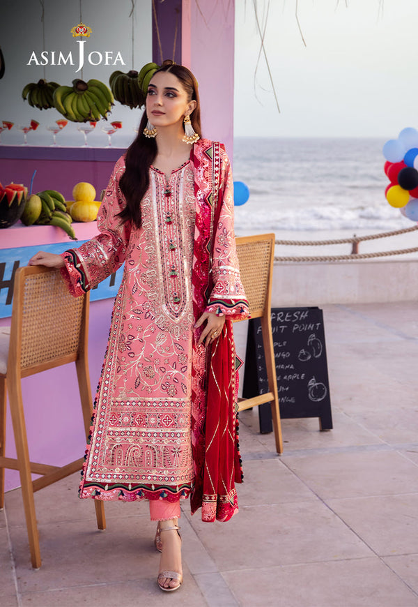 AJUR-06 EMBROIDERED LAWN 3 PCS