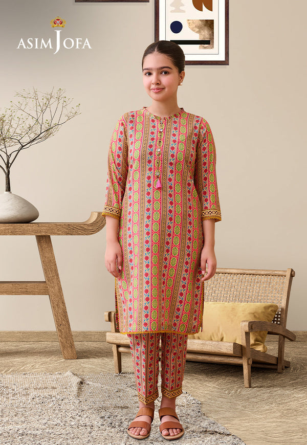 AJGLP-03 PRINTED ARABIC LAWN 2 PCS